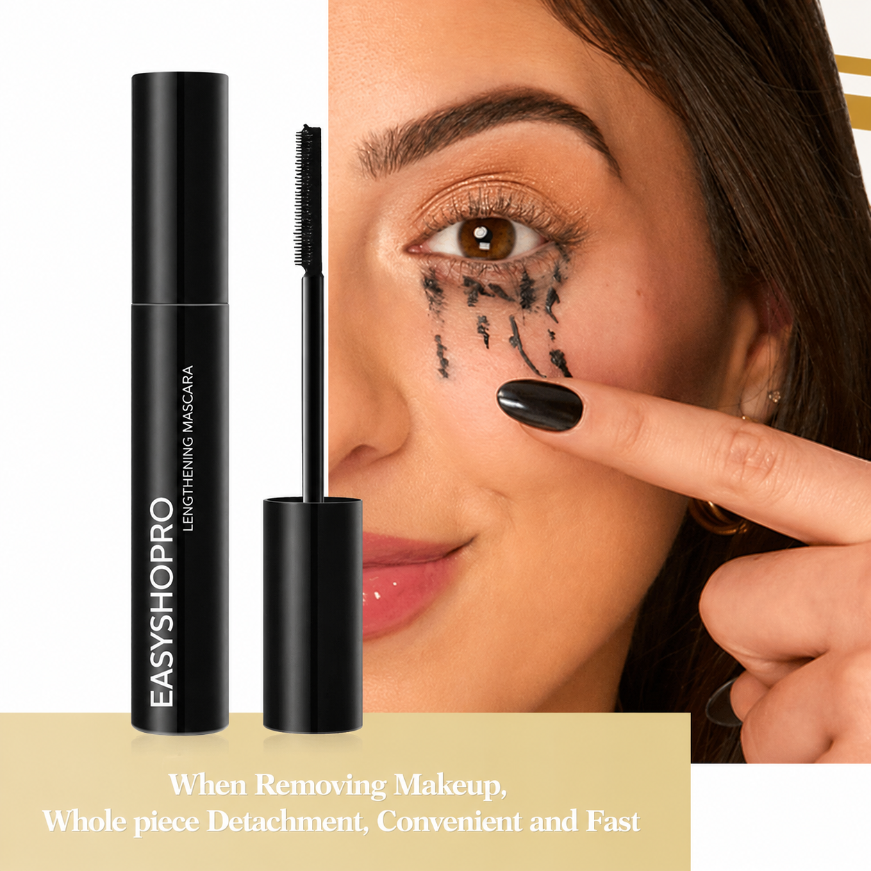 Easyshopro™Waterproof and sweat-resistant mascara