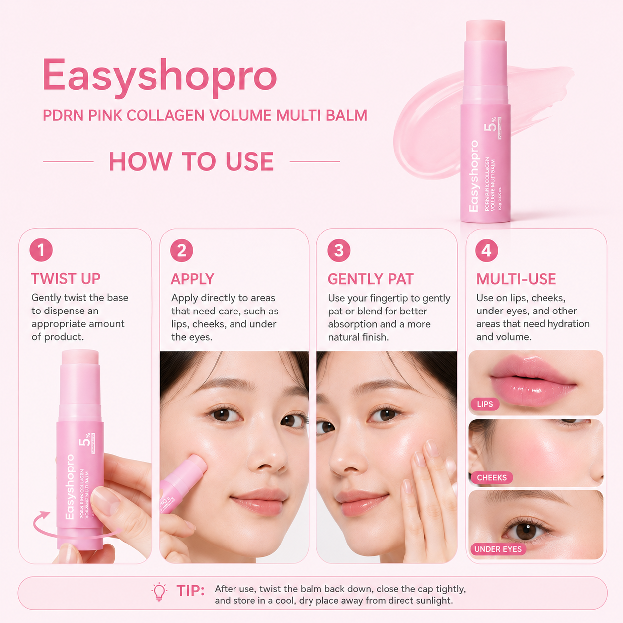 Easyshopro™Pink CollagenVolume Multi Balm