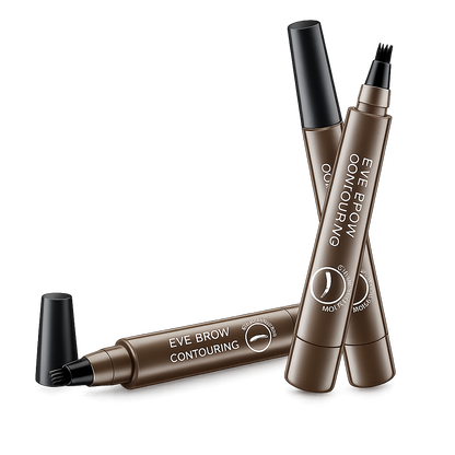 Easyshopro™liquid eyebrow pencil with Quadrilateral —waterproof