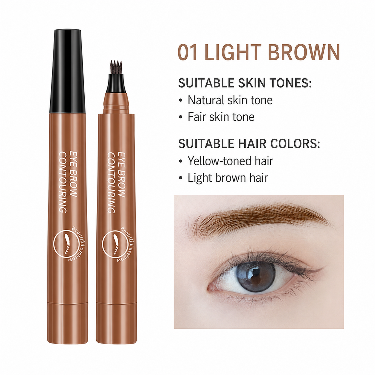 01 LIGHT BROWN