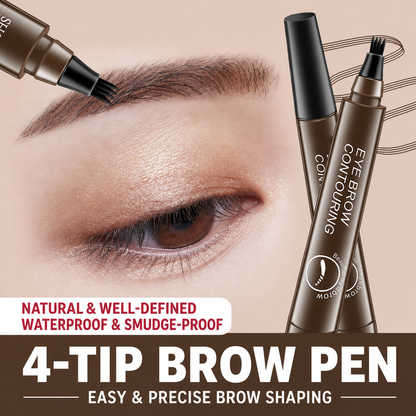 Easyshopro™liquid eyebrow pencil with Quadrilateral —waterproof