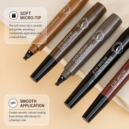 Easyshopro™liquid eyebrow pencil with Quadrilateral —waterproof